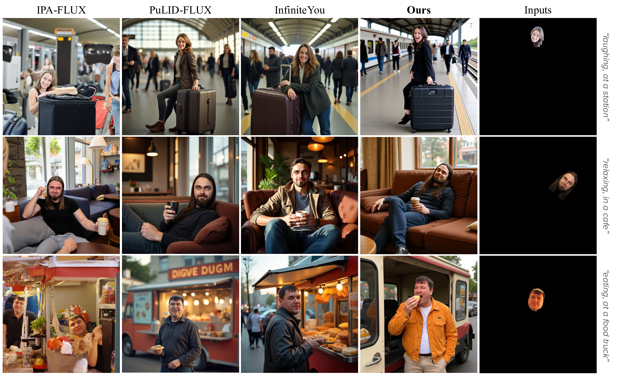 Single-Person Personalization Results